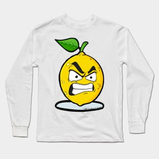 Angry Lemon Long Sleeve T-Shirt